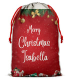 Personalised Christmas Sack Santa Bag Xmas Boy Girl Gift Stocking Bag 11