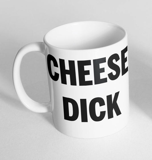 Cheese Dick Design Printed Cup Ceramic Novelty Mug Funny Gift Coffee Tea