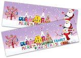Personalised Banner Christmas Design Party Decoration 16