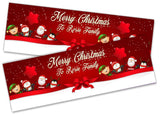 Personalised Banner Christmas Design Party Decoration 12