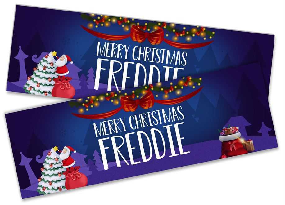 Personalised Banner Christmas Design Party Decoration 9