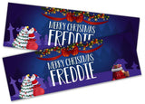 Personalised Banner Christmas Design Party Decoration 9
