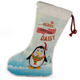 Personalised Any Name Christmas Stocking Tree Decoration Gift Present 4