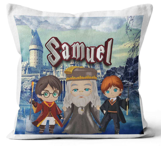 Personalised Any Name Harry P Cushion Printed Birthday Gift 3