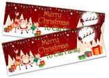 Personalised Banner Christmas Design Party Decoration 12