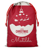 Personalised Christmas Sack Santa Bag Xmas Boy Girl Gift Stocking Bag 12
