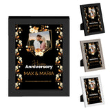 Personalised Anniversary Wooden Frames Any Image Name Wedding Gift Mr and Mrs 6