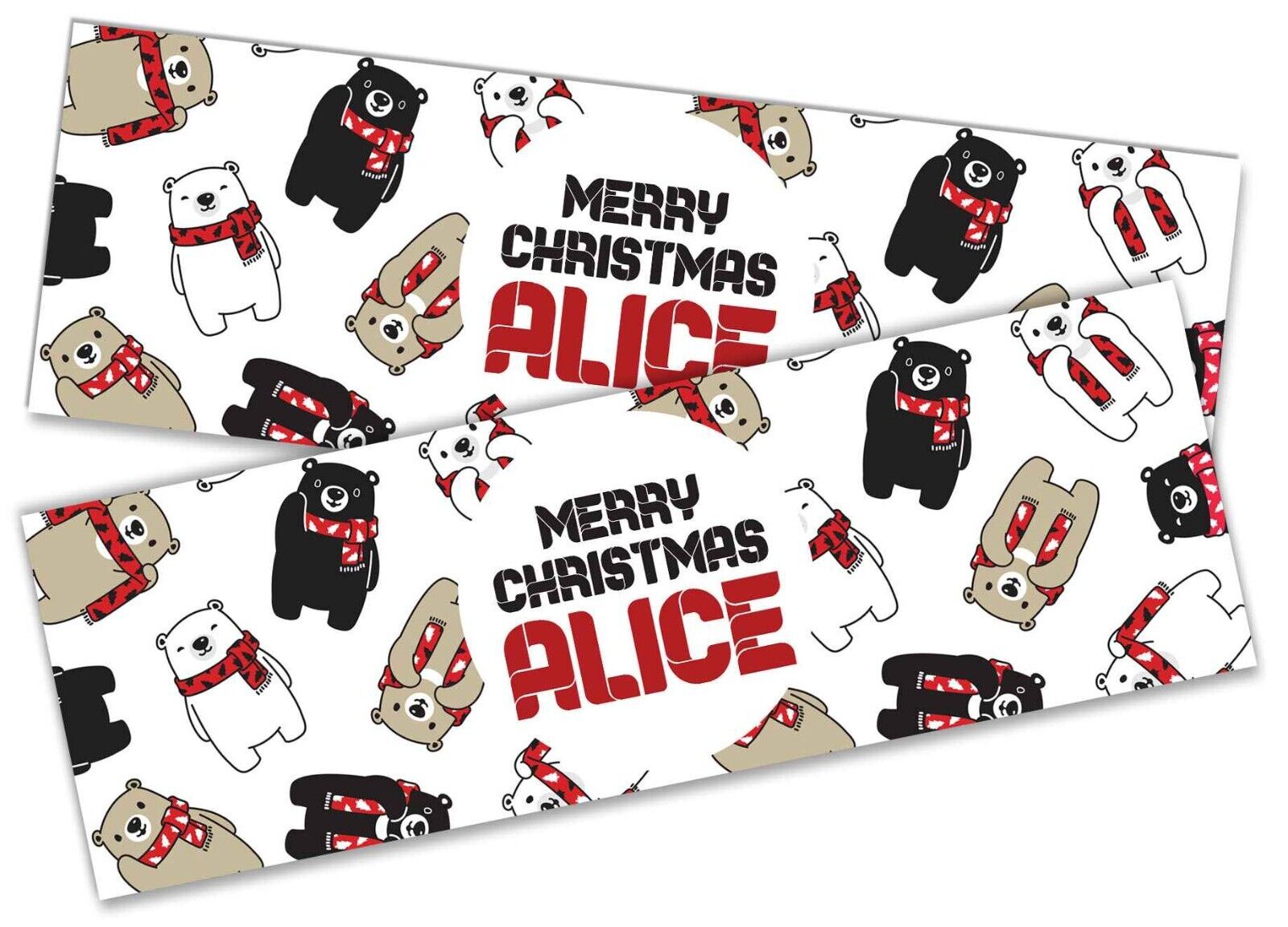 Personalised Banner Christmas Design Party Decoration 9