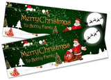 Personalised Banner Christmas Design Party Decoration 13