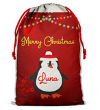 Personalised Christmas Sack Santa Bag Xmas Boy Girl Gift Stocking Bag 10