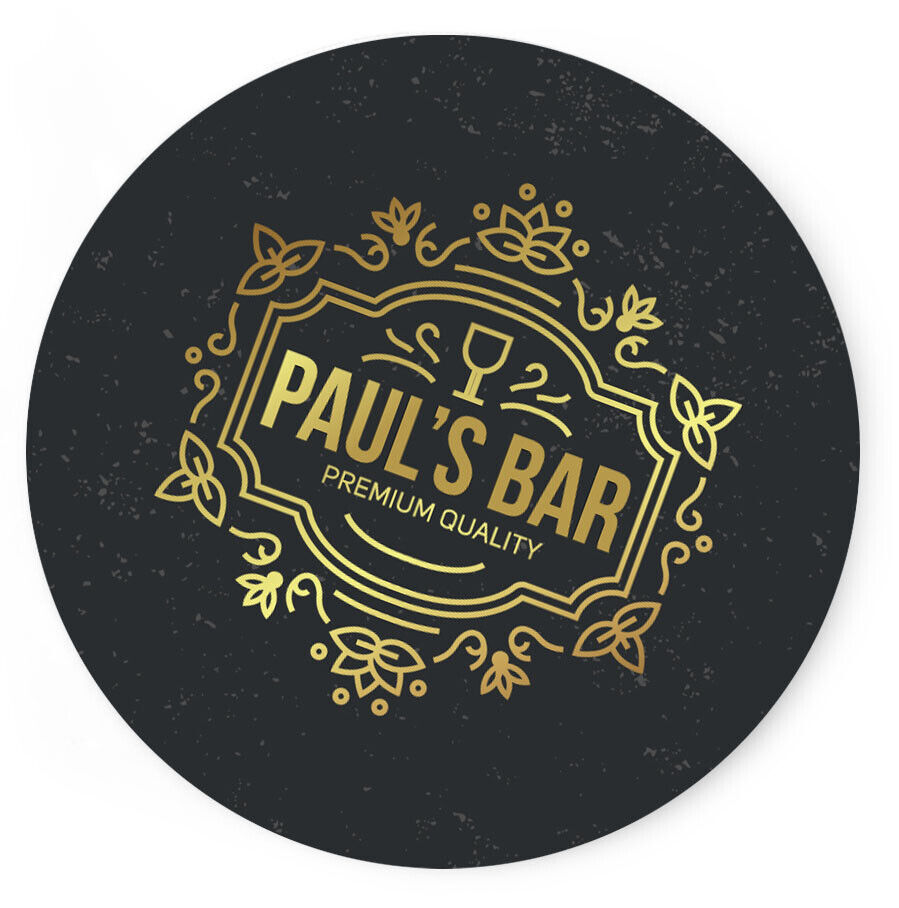 Personalised Any Name Bar Coaster Beer Home Pub Cafe Occasion Gift Idea 35