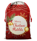 Personalised Christmas Sack Santa Bag Xmas Boy Girl Gift Stocking Bag 9