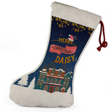 Personalised Any Name Christmas Stocking Tree Decoration Gift Present 4