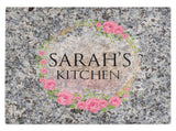 Personalised Any Name Kitchen Glass Chopping Board Item Gift 14
