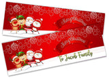 Personalised Banner Christmas Design Party Decoration 11
