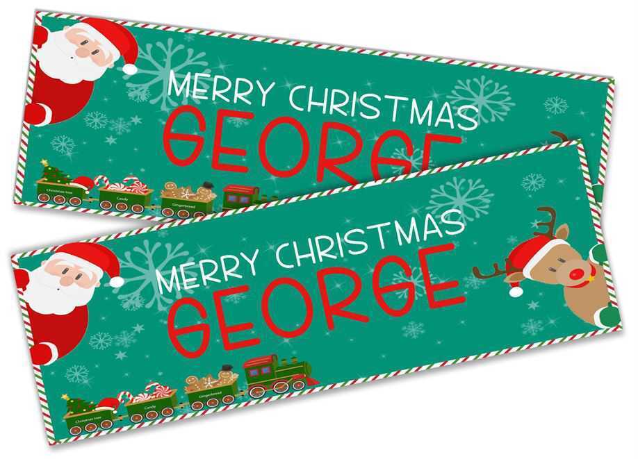 Personalised Banner Christmas Design Party Decoration 9