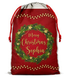 Personalised Christmas Sack Santa Bag Xmas Boy Girl Gift Stocking Bag 8