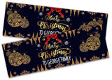 Personalised Banner Christmas Design Party Decoration 12