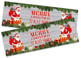 Personalised Banner Christmas Design Party Decoration 17