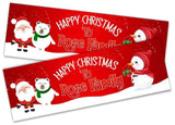 Personalised Banner Christmas Design Party Decoration 13