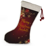 Personalised Any Name Christmas Stocking Tree Decoration Gift Present 1