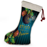 Personalised Any Name Christmas Stocking Tree Decoration Gift Present 1