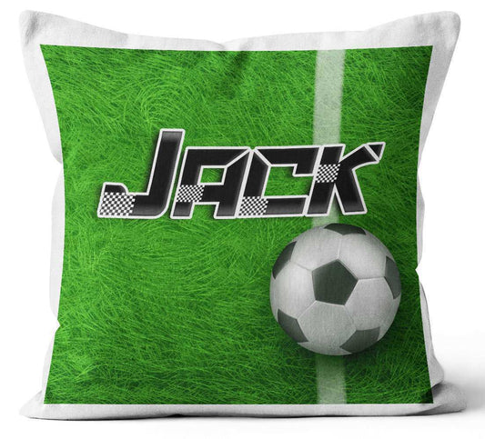 Personalised Any Name Football Design Cushion Printed Birthday Gift 83