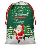 Personalised Christmas Sack Santa Bag Xmas Boy Girl Gift Stocking Bag 6
