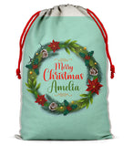Personalised Christmas Sack Santa Bag Xmas Boy Girl Gift Stocking Bag 14