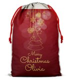 Personalised Christmas Sack Santa Bag Xmas Boy Girl Gift Stocking Bag 14