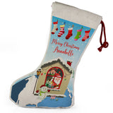 Personalised Any Name Christmas Stocking Tree Decoration Gift Present 1