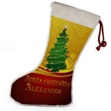 Personalised Any Name Christmas Stocking Tree Decoration Gift Present 2