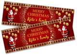 Personalised Banner Christmas Design Party Decoration 10