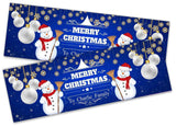 Personalised Banner Christmas Design Party Decoration 14