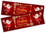 Personalised Banner Christmas Design Party Decoration 16
