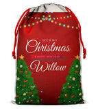 Personalised Christmas Sack Santa Bag Xmas Boy Girl Gift Stocking Bag 8