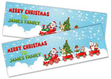 Personalised Banner Christmas Design Party Decoration 18