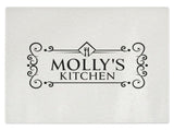 Personalised Any Name Kitchen Glass Chopping Board Item Gift 12