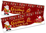 Personalised Banner Christmas Design Party Decoration 13