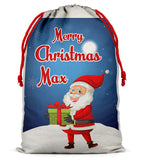 Personalised Christmas Sack Santa Bag Xmas Boy Girl Gift Stocking Bag 9