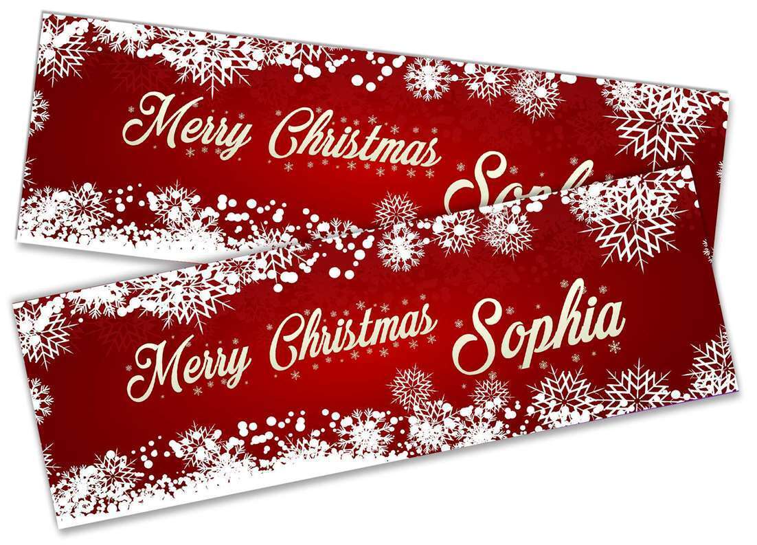 Personalised Banner Christmas Design Party Decoration 10