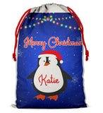 Personalised Christmas Sack Santa Bag Xmas Boy Girl Gift Stocking Bag 10