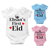 Personalised Eid Baby Vest Baby grow Little baby body suit 8