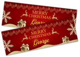 Personalised Banner Christmas Design Party Decoration 10
