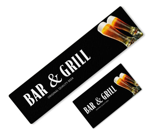 Personalised Any Text Beer Mat Label Bar Runner Ideal Home Pub Cafe Occasion 21
