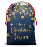 Personalised Christmas Sack Santa Bag Xmas Boy Girl Gift Stocking Bag 7