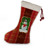 Personalised Any Name Christmas Stocking Tree Decoration Gift Present 3