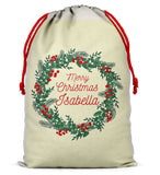 Personalised Christmas Sack Santa Bag Xmas Boy Girl Gift Stocking Bag 14