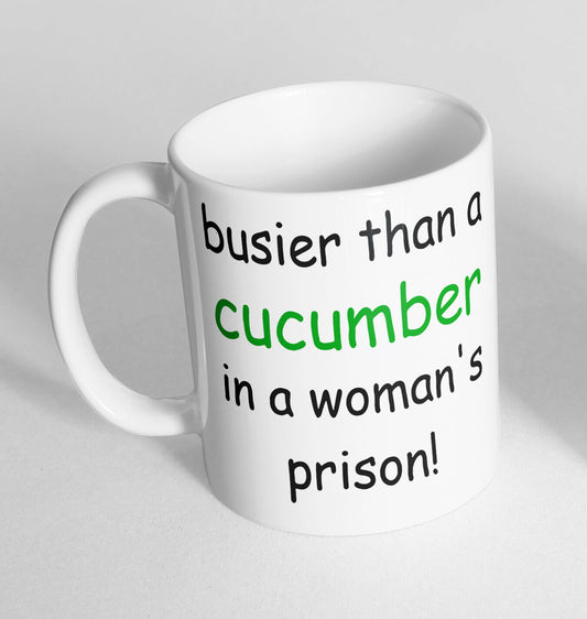Busier Than A Design Printed Cup Ceramic Novelty Mug Funny Gift Coffee Tea Gift