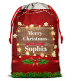 Personalised Christmas Sack Santa Bag Xmas Boy Girl Gift Stocking Bag 6